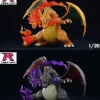 1/20 Scale World Zukan Dragon Punch Charizard - Pokemon Statue - Team Rocket Studio