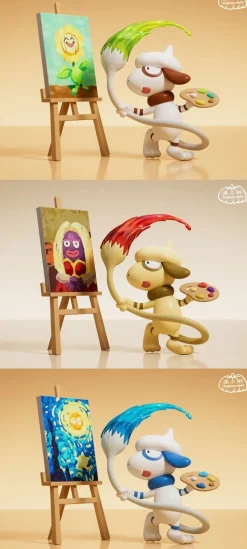 1/20 Scale World Zukan Drawing Smeargle - Pokemon Resin Statue - Pokemon Studio