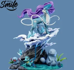 1/20 Scale World Zukan Ecology of Suicune - Pokemon Resin Statue - Smile Studio