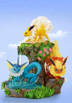 1/20 Scale World Zukan Eevee Family - Pokemon Resin Statue - XO Studio