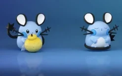 1/20 Scale World Zukan Electric Type Mouse Family - Pokemon Statue - ZaoWuGuan Studio