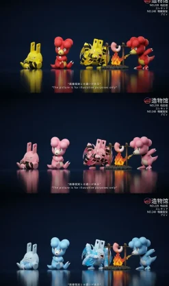 1/20 Scale World Zukan Elekid & Magby - Pokemon Statue - ZaoWuGuan Studio