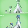 1/20 Scale World Zukan Evolution of Gardevoir Set - Pokemon Statue - OM Studio