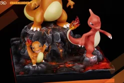 1/20 Scale World Zukan Evolution of Charmander Set - Pokemon Resin Statue - Unlimited Studios