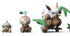 1/20 Scale World Zukan Evolution of Shiftry Set & Meowth - Pokemon Resin Statue - EC-Studio