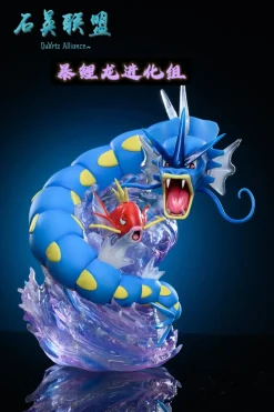 1/20 Scale World Zukan Evolution of Gyarados Set - Pokemon Statue - Quartz Alliance Studio