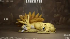 1/20 Scale World Zukan Evolution of Sandslash Set & Alola Sandslash Set & Rhyhorn Set & Dugtrio Set - Pokemon Resin Statue - VS Studio