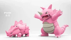 1/20 Scale World Zukan Evolution of Sandslash Set & Alola Sandslash Set & Rhyhorn Set & Dugtrio Set - Pokemon Resin Statue - VS Studio