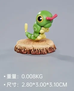 1/20 Scale World Zukan Evolution of Caterpie Set - Pokemon Resin Statue - Unlimited Studios