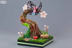 1/20 Scale World Zukan Evolution of Caterpie Set - Pokemon Resin Statue - Unlimited Studios