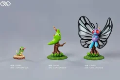 1/20 Scale World Zukan Evolution of Caterpie Set - Pokemon Resin Statue - Unlimited Studios