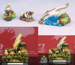1/20 Scale World Zukan Evolution of Zigzagoon Set - Pokemon Resin Statue - Jiang Studios