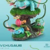 1/20 Scale World Zukan Evolution of Venusaur Set - Pokemon Resin Statue - XO Studio