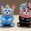 1/20 Scale World Zukan Evolution of Stufful Set - Pokemon Resin Statue - Team Rocket Studio