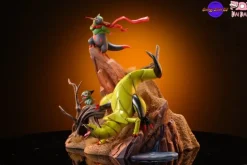 1/20 Scale World Zukan Evolution of Haxorus Set - Pokemon Resin Statue - Ecology Studio