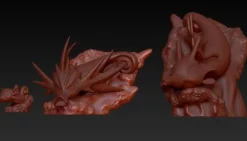 1/20 Scale World Zukan Evolution of Kingdra Set & Starmie Set - Pokemon Resin Statue - XO Studio