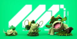 1/20 Scale World Zukan Evolution of Bulbasaur Set - Pokemon Resin Statue - MZ Studio