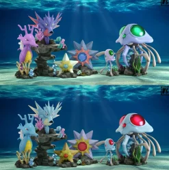 1/20 Scale World Zukan Evolution of Seadra Set & Tentacruel Set & Starmie Set - Pokemon Resin Statue - VS Studio