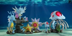 1/20 Scale World Zukan Evolution of Seadra Set & Tentacruel Set & Starmie Set - Pokemon Resin Statue - VS Studio