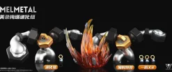1/20 Scale World Zukan Evolution of Melmetal Set - Pokemon Resin Statue - Wonder Studio