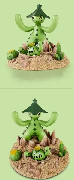 1/20 Scale World Zukan Evolution of Seviper & Zangoose & Cacturne Set - Pokemon Statue - XO Studio
