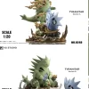 1/20 Scale World Zukan Evolution of Tyranitar Set - Pokemon Resin Statue - VS Studio
