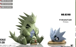 1/20 Scale World Zukan Evolution of Tyranitar Set - Pokemon Resin Statue - VS Studio