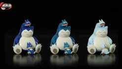 1/20 Scale World Zukan Evolution of Snorlax Set - Pokemon Statue - TiaoTiao Hall Studio
