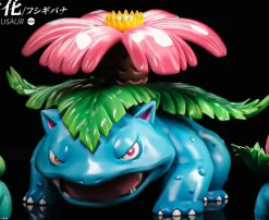 1/20 Scale World Zukan Evolution of Venusaur Set - Pokemon Resin Statue - Wang Wang Studio