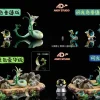 1/20 Scale World Zukan Evolution of Serperior Set - Pokemon Resin Statue - Andy Studio