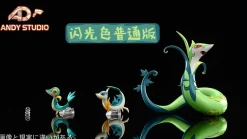 1/20 Scale World Zukan Evolution of Serperior Set - Pokemon Resin Statue - Andy Studio