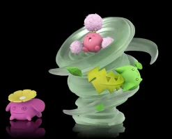 1/20 Scale World Zukan Evolution of Hoppip Set - Pokemon Resin Statue - JB Studio
