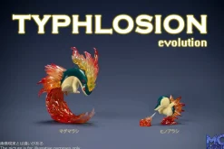 1/20 Scale World Zukan Evolution of Cyndaquil Set - Pokemon Resin Statue - MG Studios