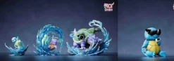 1/20 Scale World Zukan Evolution of Blastoise Set - Pokemon Statue - DaiDai Studio