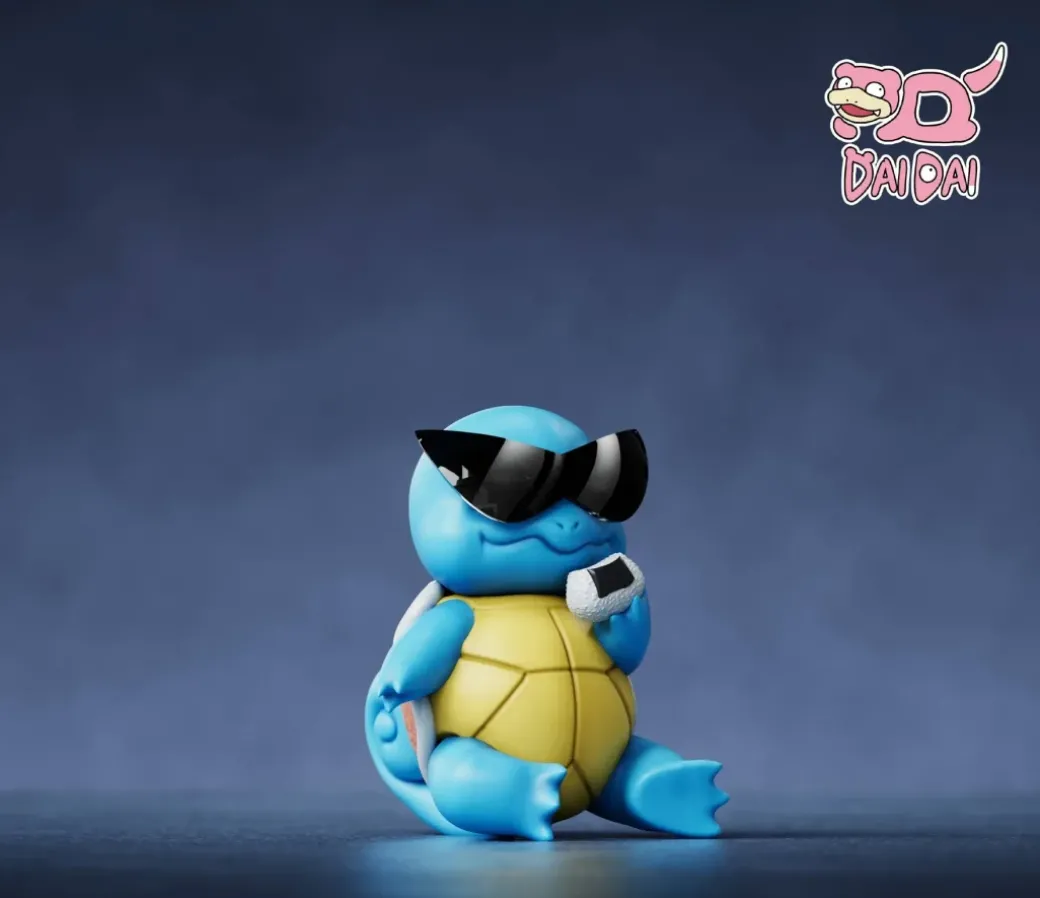 1/20 Scale World Zukan Evolution of Blastoise Set - Pokemon Statue - DaiDai Studio