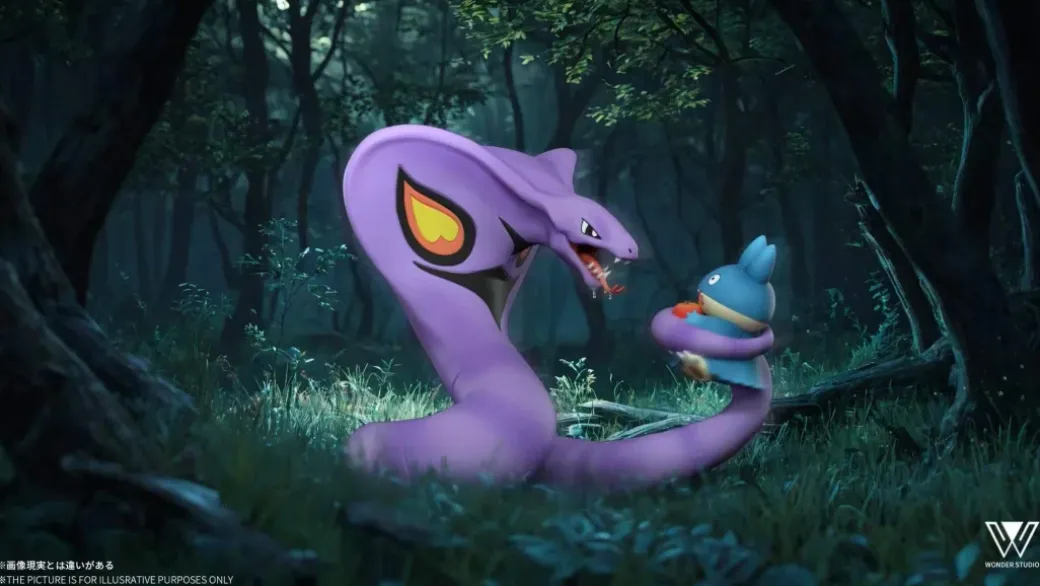 1/20 Scale World Zukan Evolution of Arbok Set & Serperior Set - Pokemon Resin Statue - Wonder Studio