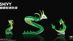 1/20 Scale World Zukan Evolution of Arbok Set & Serperior Set - Pokemon Resin Statue - Wonder Studio