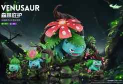 1/20 Scale World Zukan Evolution of Venusaur Set - Pokemon Resin Statue - SK Studios