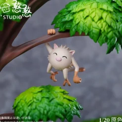 1/20 Scale World Zukan Evolution of Primeape Set - Pokemon Resin Statue - HanHan Studio
