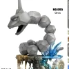 1/20 Scale World Zukan Evolution of Onix Set & Omanyte Set - Pokemon Resin Statue - VS Studio
