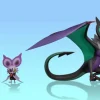 1/20 Scale World Zukan Evolution of Noivern Set - Pokemon Statue - EC-Studio