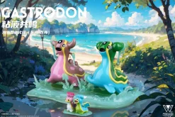 1/20 Scale World Zukan Evolution of Gastrodon Set - Pokemon Statue - Wonder Studio