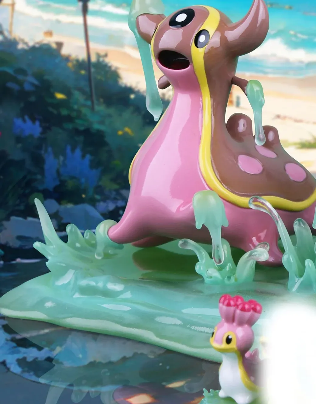 1/20 Scale World Zukan Evolution of Gastrodon Set - Pokemon Statue - Wonder Studio