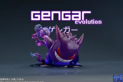 1/20 Scale World Zukan Evolutionary Combination Series Gengar Family - Pokemon Resin Statue - MG Studios