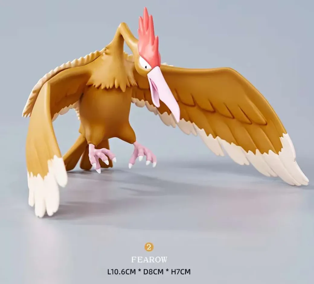 1/20 Scale World Zukan Evolution of Rattata Set & Spearow Set - Pokemon Resin Statue - Unlimited Studios