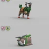 1/20 Scale World Zukan Evolution of Gogoat Set - Pokemon Resin Statue - EC-Studio