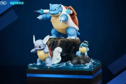 1/20 Scale World Zukan Evolution of Squirtle Set - Pokemon Resin Statue - Unlimited Studios