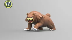 1/20 Scale World Zukan Evolution of Ursaring Set - Pokemon Statue - EC-Studio