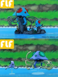 1/20 Scale World Zukan Evolution of Tentacool Set - Pokemon Resin Statue - FLF Studio