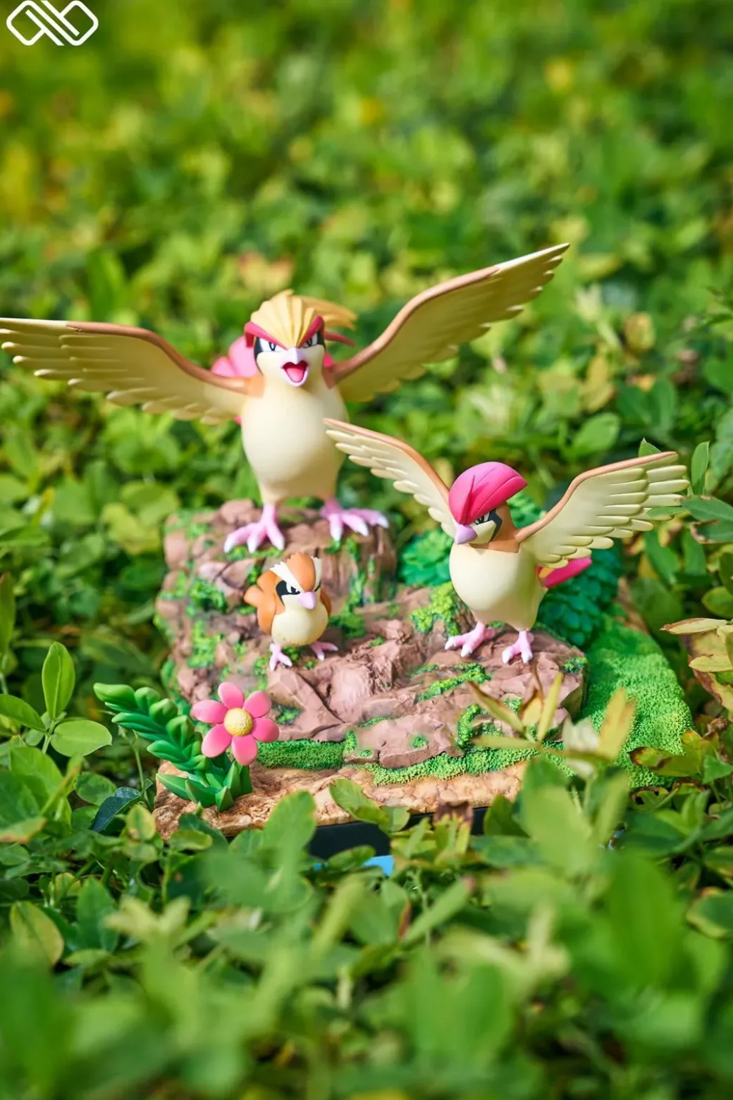 1/20 Scale World Zukan Evolution of Pidgeot Set - Pokemon Resin Statue - Unlimited Studios